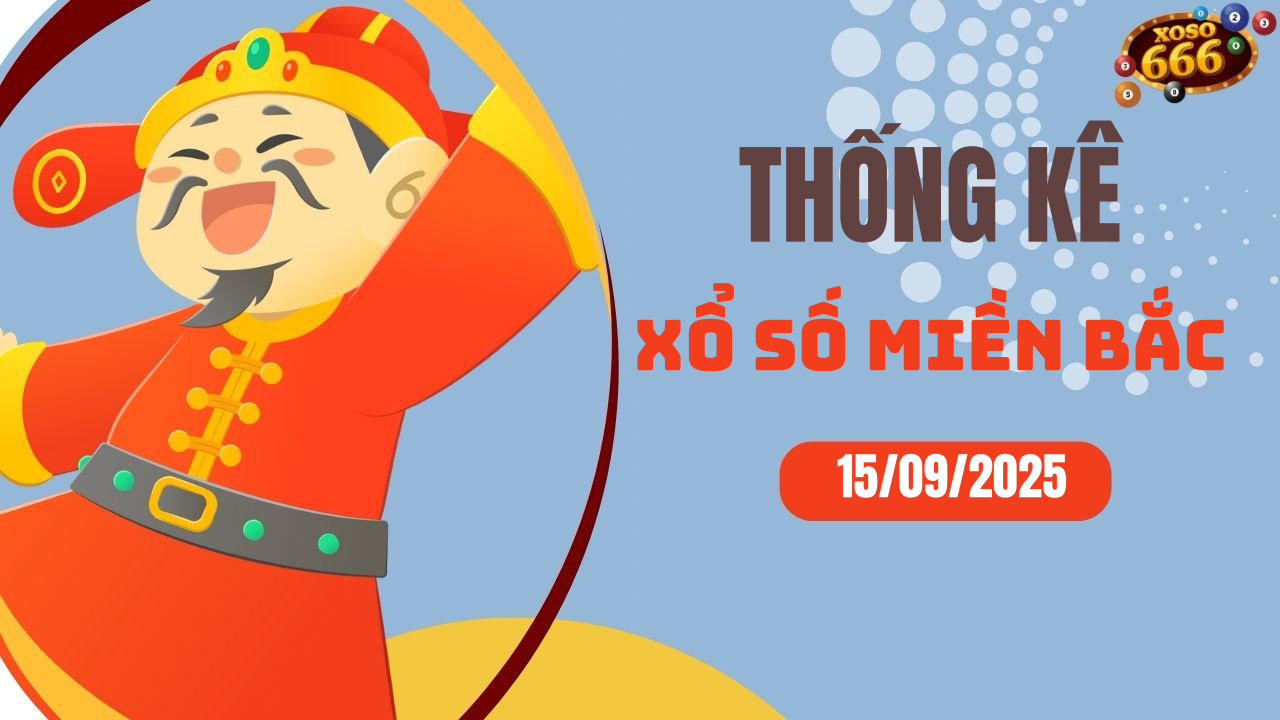 Thống kê XSMB 15/9/2025 hôm nay - Phân tích KQXS Miền Bắc chi tiết
